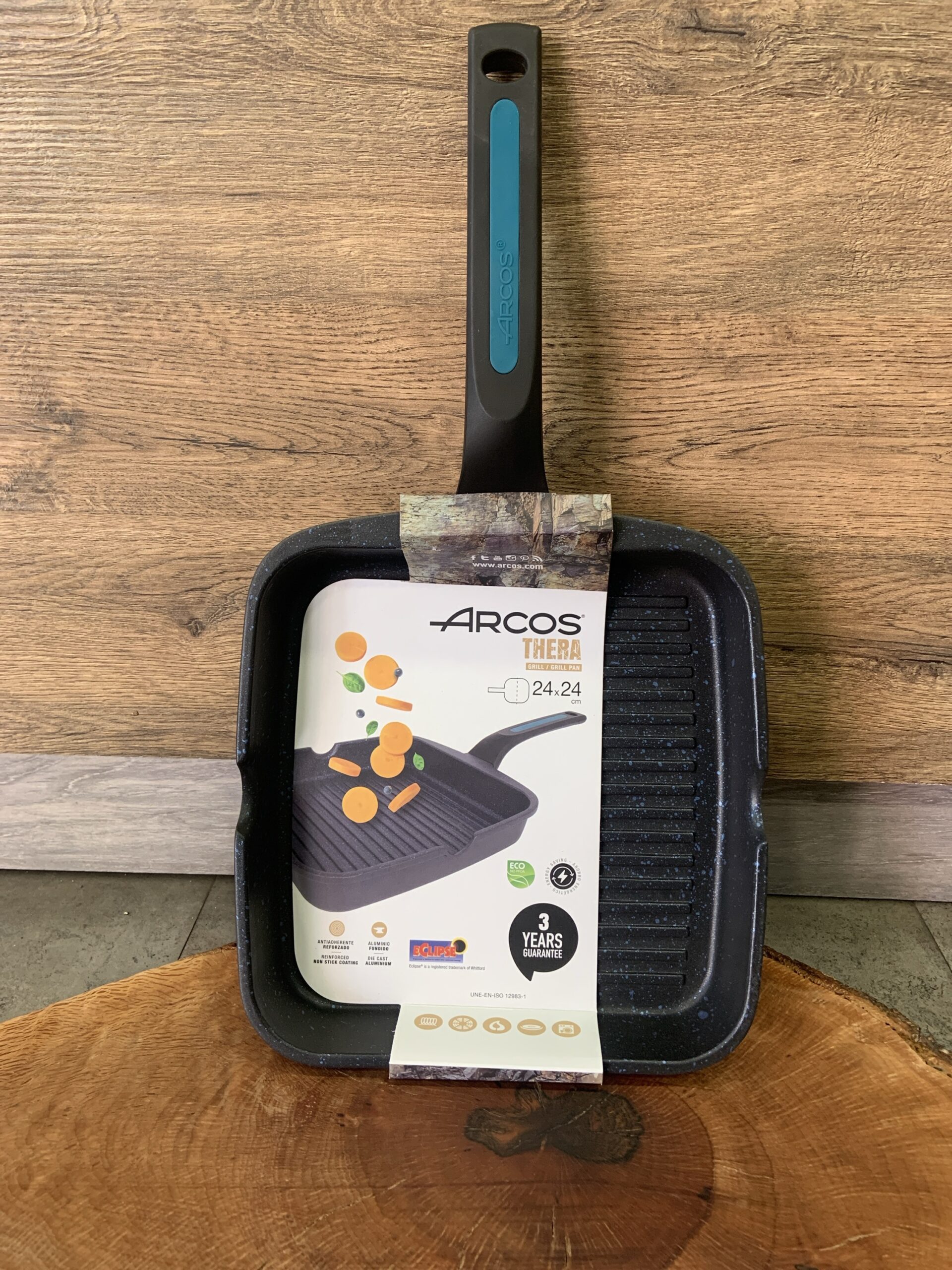 Grill antiadherente Arcos Thera 24x24 cm